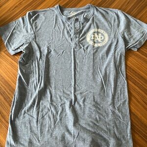 Notre Dame Fighting Irish short-sleeve Henley T-Shirt